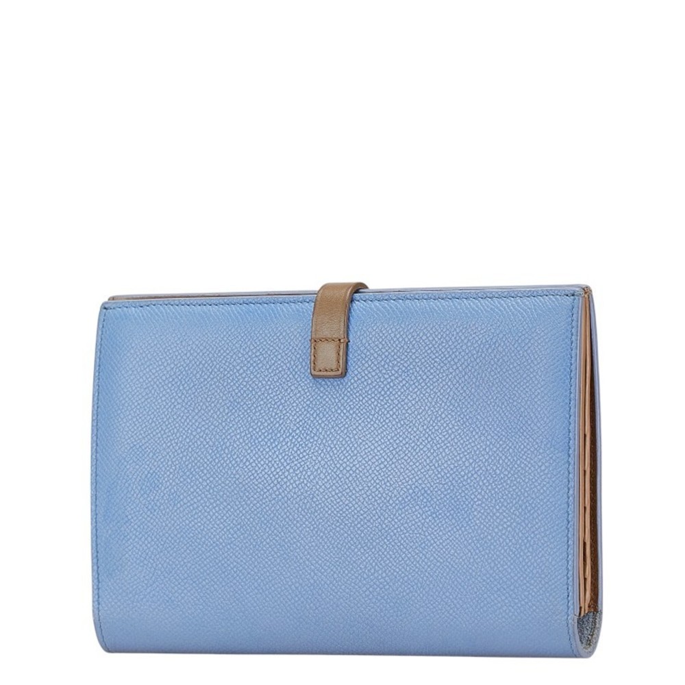 Celine Large Multi-Function Long Wallet In Blue A… - image 2